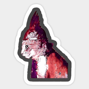 Valhalla Cat Sticker